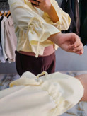کت کراپ عروسکی لینن